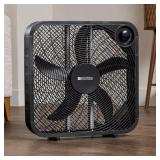 Utilitech 20-in High Velocity Indoor Box Fan,Black
