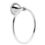 Polished chrome Wall mount Single Towel Ring