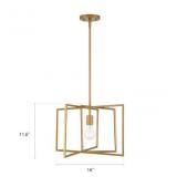 Geometric Medium Hanging Pendant Light- 2Set