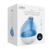 Cool Mist Small Room Tabletop Humidifier in White