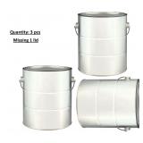 Valspar 3-gallon Metal Silver Paint bucket/Lid