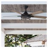 52-in Ceiling Fan With Light and Remote Control