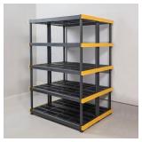 5 -Tier Heavy Duty Plastic Utility Shelving Unit