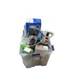 Box with Mixed Plumbing Items