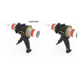 Cordless Anti-Drip Ratchet rod Caulk Gun-2Pack