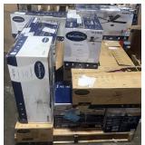 Box with Mixed Ceiling Fans