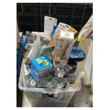 Box with Mixed Plumbing Items