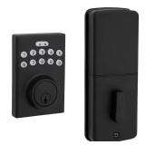 RELIABILT Bragg Matte Black Electronic Deadbolt