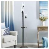 allen + roth Latchbury Bronze Floor Lamp