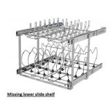 Rev-A-Shelf 2-Tier Pull-Out Cookware Organizer
