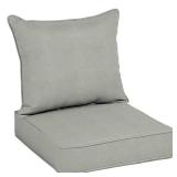 Origin 21 2-Piece Grey Deep Seat Patio Cushion Set