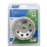 Norton 4-in Single Row Diamond Cup Wheel 24-Grit