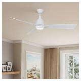 52-in LED Uncovered Ceiling Fan/ Light/ Remote