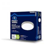 Project Source 17-in LED Tunable Flush Mount Light