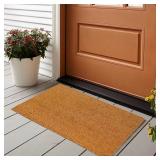 Style Selections 23x35-in Natural Coir Door Mat