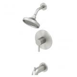 allen + roth Harlow Brushed Nickel Shower Faucet