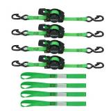 Kobalt 10-ft Retractable Ratchet Straps (4-Pack)