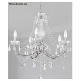 allen + roth Brookehill 5-Light Chrome Chandelier