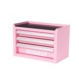 Kobalt 3-Drawer Pink Steel Mini Tool Box