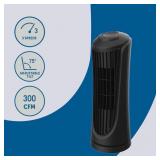 Utilitech 14-in Oscillating Desk Tower Fan