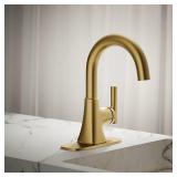 KOHLER Rill Brushed Moderne Brass Faucet