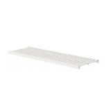 16in D x 48in L White Wood Rectangular Shelf board