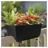 Style Selections Black Recycled Window Box