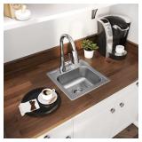 Elkay Dayton 15'x15' Stainless Steel Bar Sink