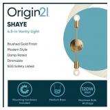 Origin 21 Shaye 2-Light Brushed Gold Vanity Light