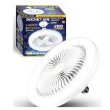 BELL+HOWELL Socket Air LED Ceiling Fan Light