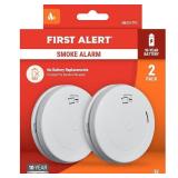 First Alert 10-Year Battery Smoke Alarm 2-Pack