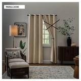 allen + roth 84-in Parchment Blackout Curtain