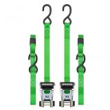 SmartStraps 1-in x 10-ft Ratchet Strap with S-Hook