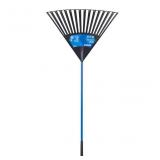Kobalt 30-in Anti-Clog Fiberglass Leaf Rake