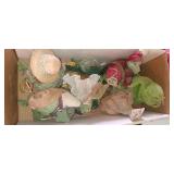 Assortment of frog decor