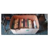 Box of assorted vintage books