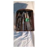 Assorted drill bits and taps