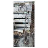 4 Shepherd hooks 43' to 48' tall