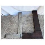 Vintage Starrett Machinist Square 18'