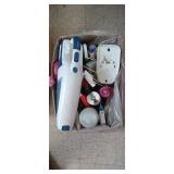 Assorted cleaners and hand held vacuum
