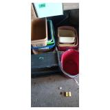 Plastic shelf and storage containers