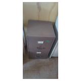 Two drawer file cabinet