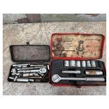 2- Mixed Socket Sets 1/4', 3/8' Drive