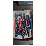 Assorted wire cutters and wire strippers