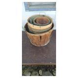 Assorted size fruit baskets