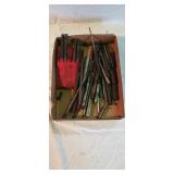 Assorted punches and chisels