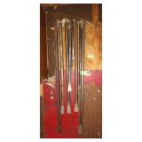 Pry bar assortment 11' to 28' lengths