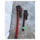 2- Ridgid Pipe Wrenches 14',24'