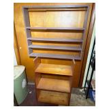 2- Wood Shelf Units 5.5'x36'x30'