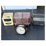 3- Vintage Radios , Sharp Alarm Clock